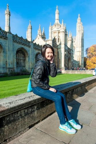 Tutor Yuet Ling in Cambridge University, King's College, UK.